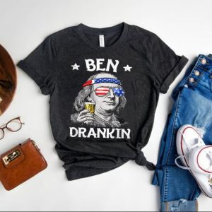 Ben Drankin 4th of July Funny Franklin Shirt Tank Top 3