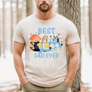 Bluey Best Dad Ever Birthday Bingo Shirt 3