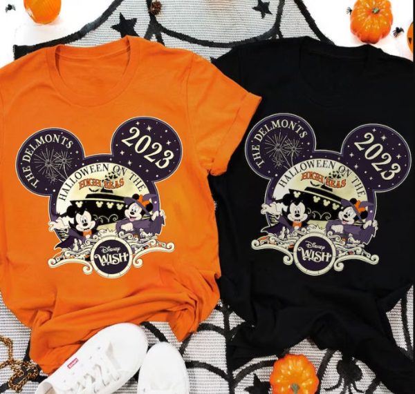 Boo Bash Couple 2023 Disney Cruise Halloween On The High Seas Shirt