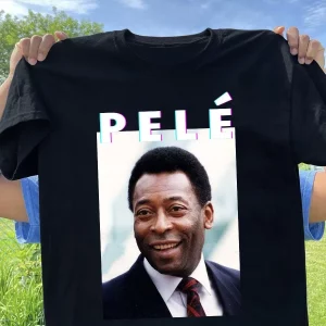 Brazil Pele Soccer Shirt 3