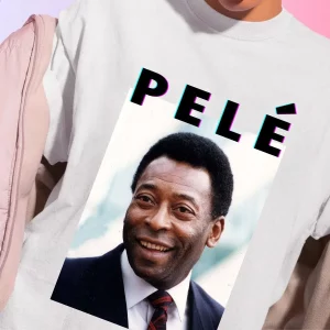 Brazil Pele Soccer Shirt 4