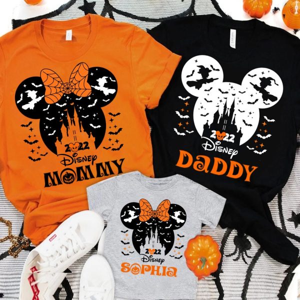 Custom Mickey Minnie Disney Halloween Family Shirt