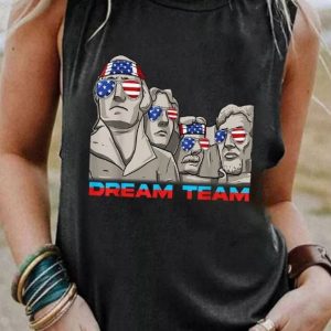 Dream Team Mt Rushmore 4 th of July Unisex Tank Top