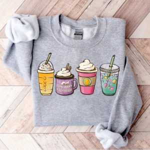 Easter Coffee Bunny Happy Family Matching T Shirt