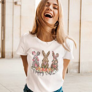 Easter Leopard Bunny Rabbit Season T Shirt