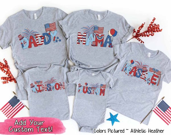 Family Matching 4th Of July Patriotic Ndependence Day Shirt