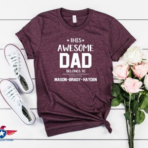 Fathers Day Shirt From Daughter This Awesome Dad Personalized