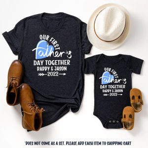 Fathers Day Shirts From Daughter Our First Father’s Gift Baby Matching