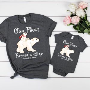 Fathers Day Shirts From Daughter Personalized First Father’s Shirt