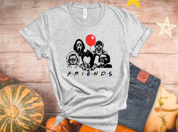 Halloween Friends Scary Movie Horror Spooky Shirt