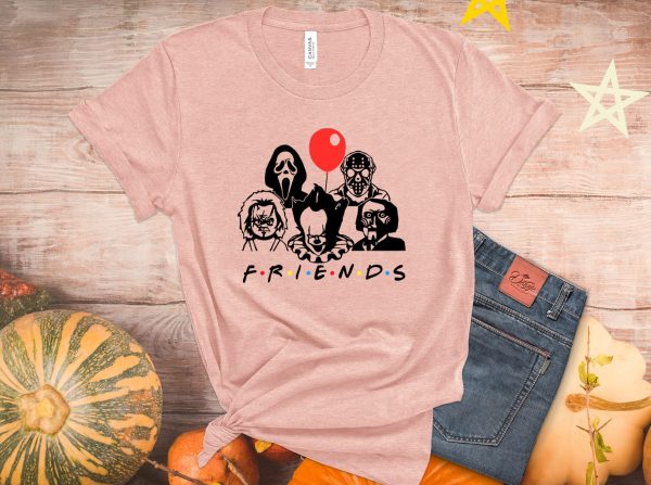 Halloween Friends Scary Movie Horror Spooky Shirt