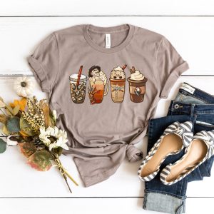 Horror Coffee Pumpkin Spice Latte Fall Squad Shirt 3