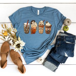 Horror Coffee Pumpkin Spice Latte Fall Squad Shirt 4