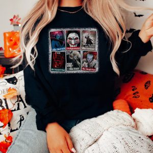 Horror Movie Tarot Cards Killers Shirt 3