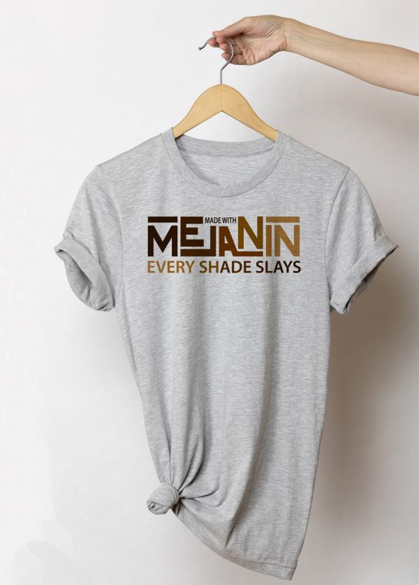 Made With Melanin Black Lives Matter Human Rights Women T Shirt