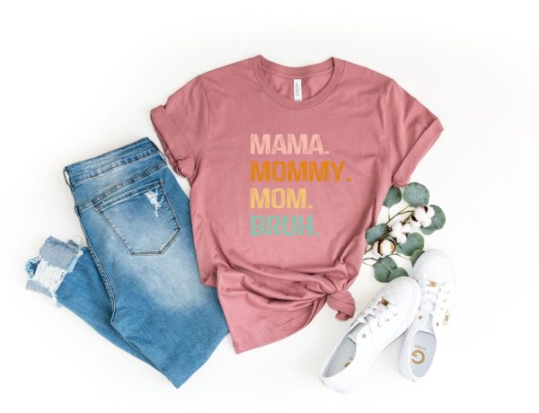 Mama Mommy Mom Bruh Heart Mother’s Day Shirt