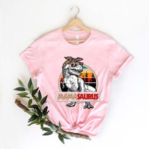 Mama Saurus Dinosaur Mom Mothers Day Shirt 3