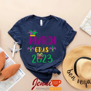 Mardi Gras 2023 Nola Birthday Girl Shirt 3