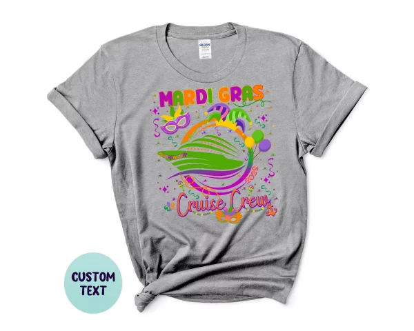 Mardi Gras Cruise 2023 Vacation Family Matching Shirt