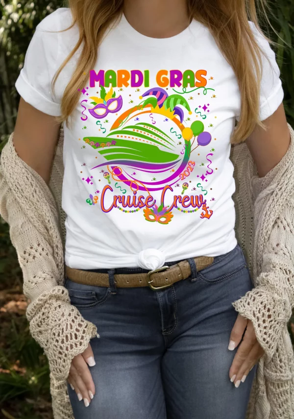 Mardi Gras Cruise 2023 Vacation Family Matching Shirt