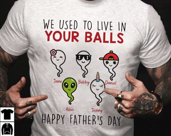 Personalized Dad Funny Fathers Day Shirt