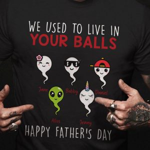 Personalized Dad Funny Fathers Day Shirt 3