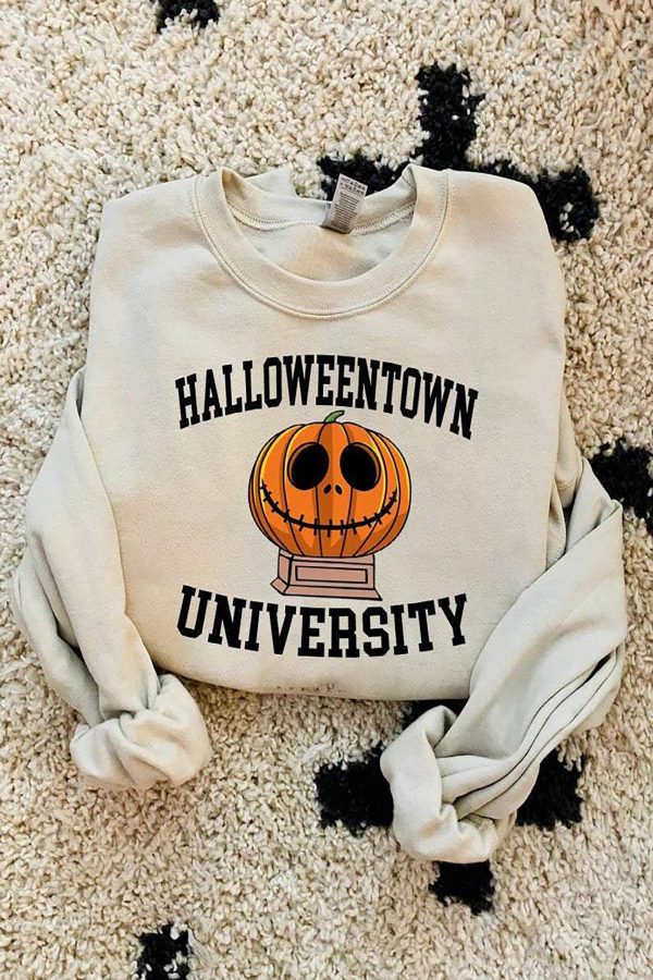 Pumpkin HalloweenTown University Fall Sweatshirt