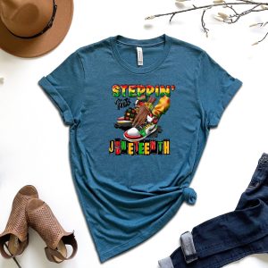 Steppin Into Juneteenth Black Lives Matter Civil Rights Shirt 4