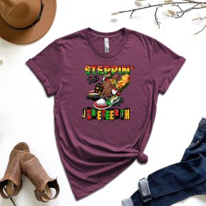 Steppin Into Juneteenth Black Lives Matter Civil Rights Shirt 5