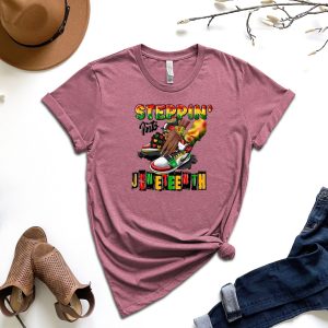 Steppin Into Juneteenth Black Lives Matter Civil Rights Shirt 6