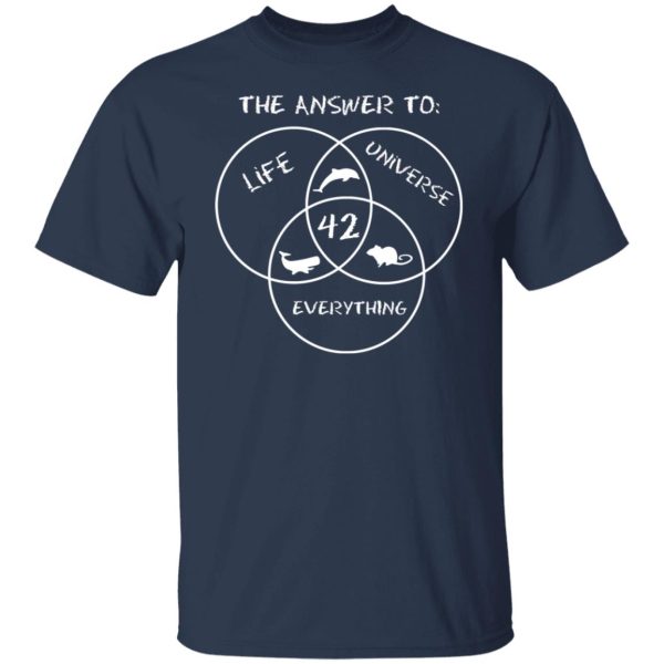 42 The Answer To Life Universe Everything T-Shirts, Hoodies, Sweater