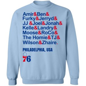 Amir amp Ben amp Furky amp Jerryd Philadelphia USA 76 T Shirts Hoodies Sweater 7