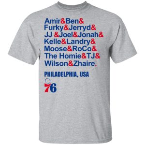 Amir amp Ben amp Furky amp Jerryd Philadelphia USA 76 T Shirts Hoodies Sweater 9