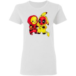 Baby Pokemon Pikachu And Deadpool Shirt 11