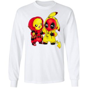 Baby Pokemon Pikachu And Deadpool Shirt 3