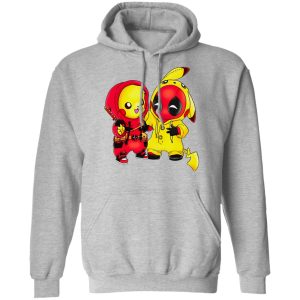 Baby Pokemon Pikachu And Deadpool Shirt 5