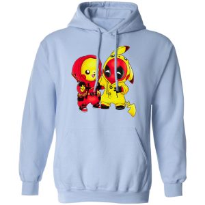 Baby Pokemon Pikachu And Deadpool Shirt 7