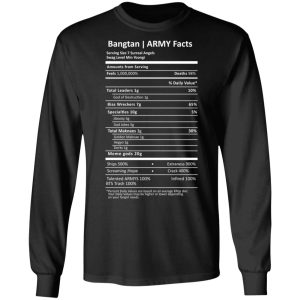 Bangtan Army Facts T Shirts Hoodies Sweater 5