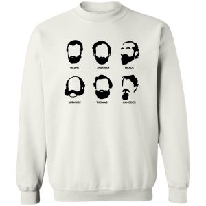 Beards And Generals Union Grant Sherman Meade Burnside Thomas Hancock T Shirts Hoodie Sweatshirt 11