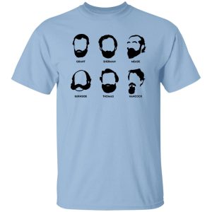 Beards And Generals Union Grant Sherman Meade Burnside Thomas Hancock T Shirts Hoodie Sweatshirt 2