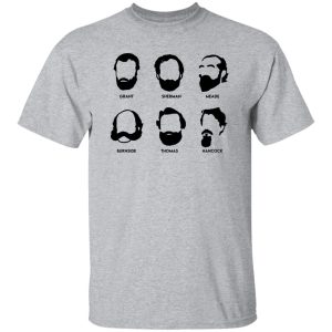 Beards And Generals Union Grant Sherman Meade Burnside Thomas Hancock T Shirts Hoodie Sweatshirt 4