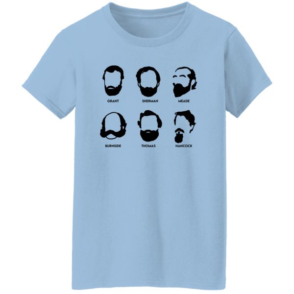 Beards And Generals Union Grant Sherman Meade Burnside Thomas Hancock T-Shirts, Hoodie, Sweatshirt