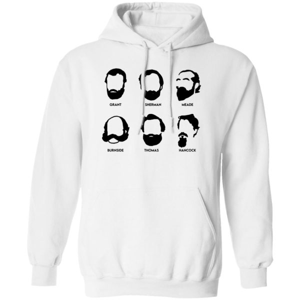 Beards And Generals Union Grant Sherman Meade Burnside Thomas Hancock T-Shirts, Hoodie, Sweatshirt