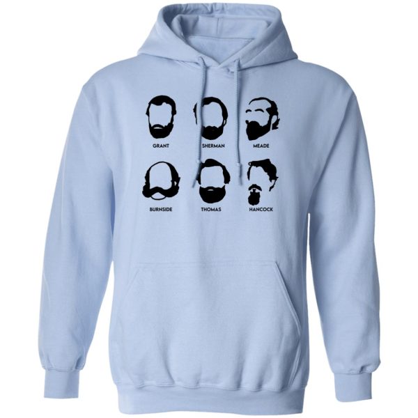 Beards And Generals Union Grant Sherman Meade Burnside Thomas Hancock T-Shirts, Hoodie, Sweatshirt