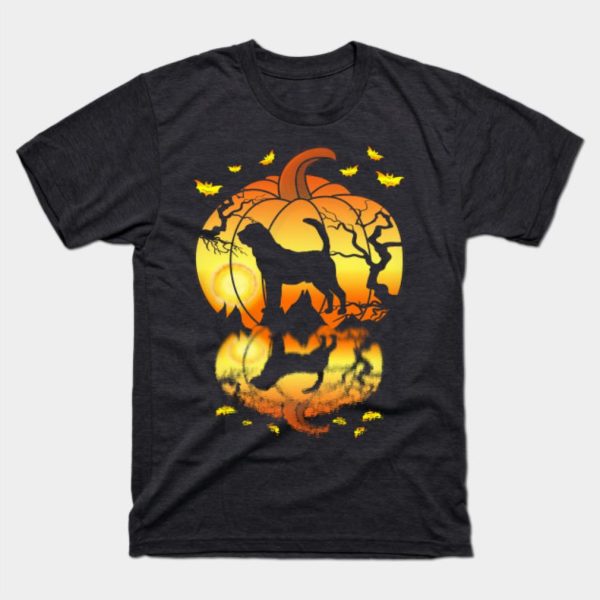Bloodhound dog Pumpkin Halloween T-Shirt