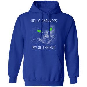 Cat Lovers Hello Darkness My Old Friend T Shirts 9