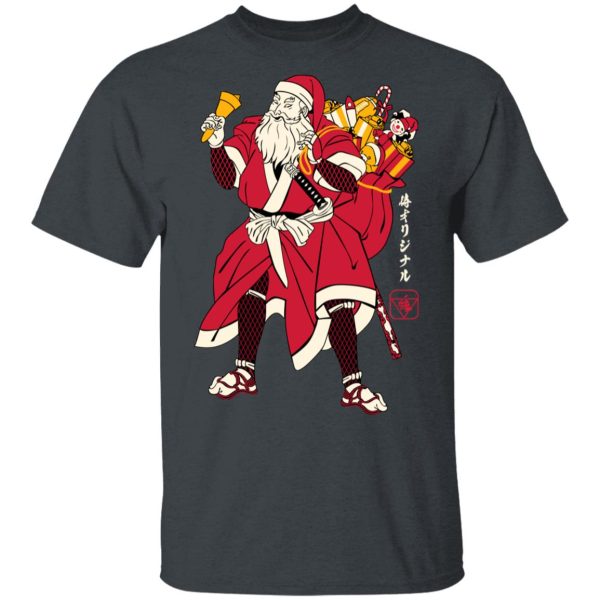 Christmas Santa Samurai T-Shirts