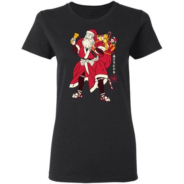 Christmas Santa Samurai T-Shirts