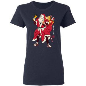 Christmas Santa Samurai T Shirts 3