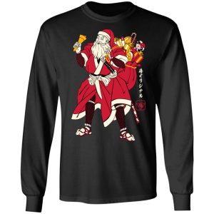 Christmas Santa Samurai T Shirts 5